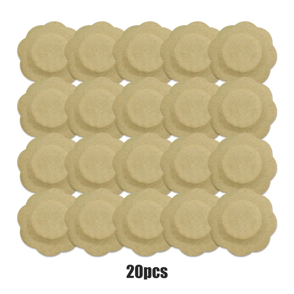 10-50PCS Castor Oil Belly Button Patches | Organic Cotton Self-Adhesive