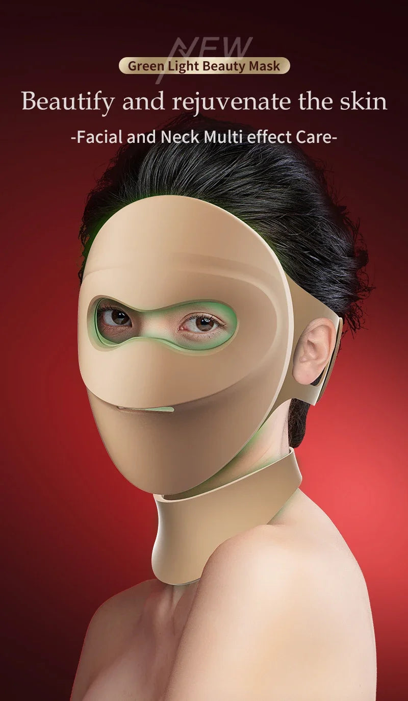 LED Facial Mask for Anti-Aging | Photon Light Therapy Device