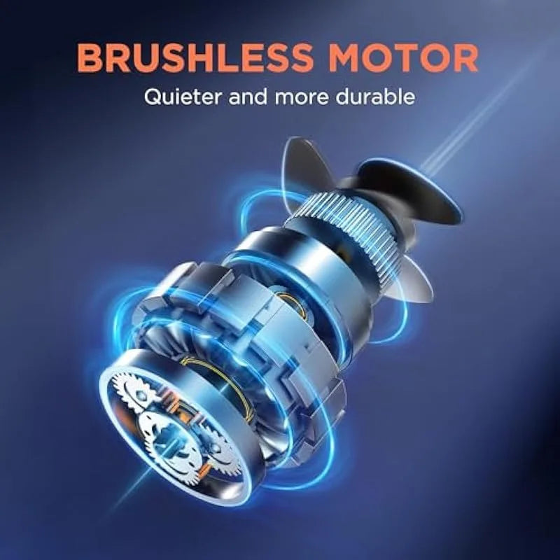Cordless Handheld Car Vacuum Cleaner | Low Noise & Dual Filtration