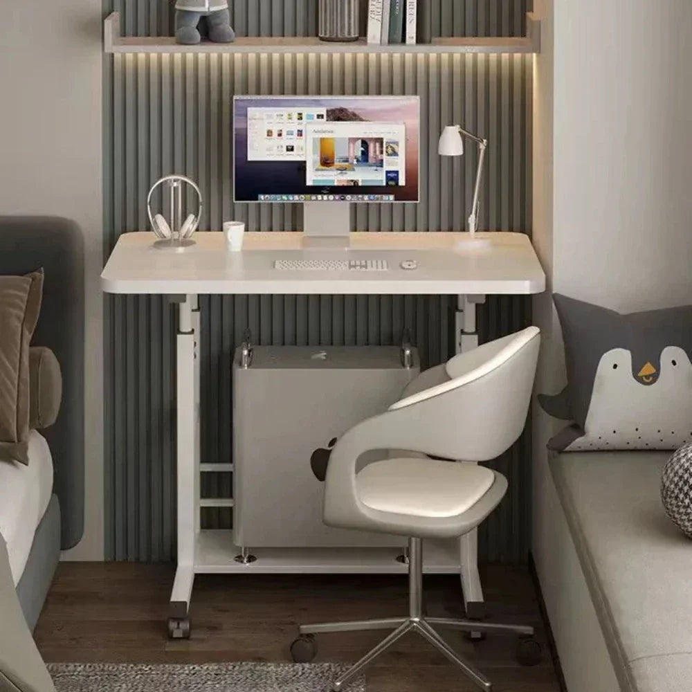 Adjustable Laptop Desk with Wheels | Portable Study Table