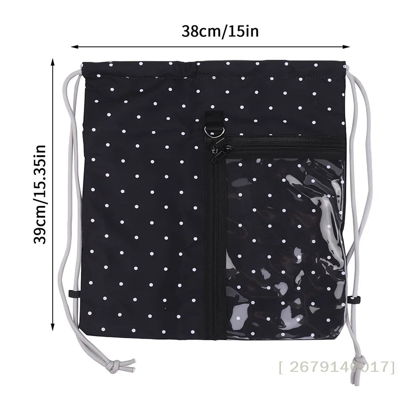 Fashion Drawstring Backpack | Large Capacity Star Print Ita Bag