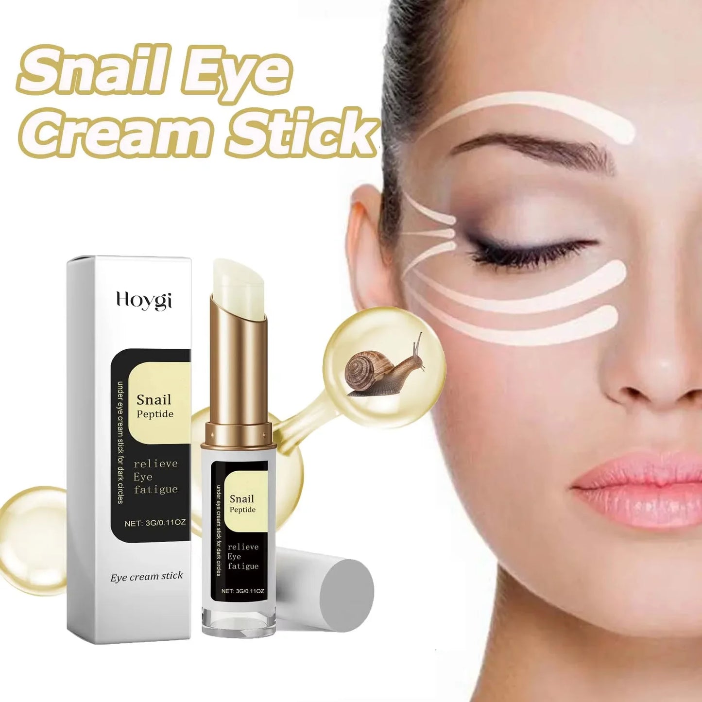 Snail Eye Cream Stick | Anti-Aging Moisturizer for Dark Circles