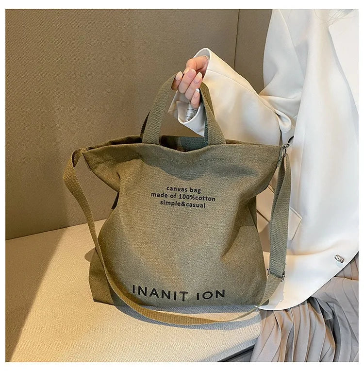 Trendy Urban Canvas Messenger Bags for Men & Women | Large Capacity