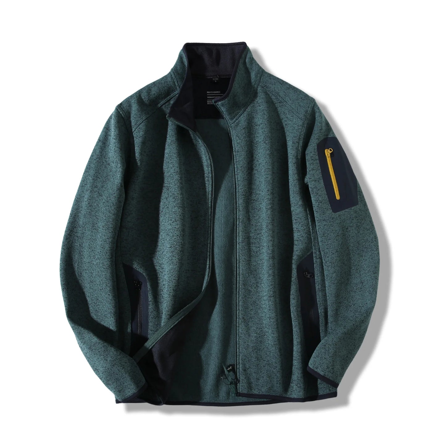 Unisex Winter Fleece Zipper Hoodie | Warm Outdoor Jacket