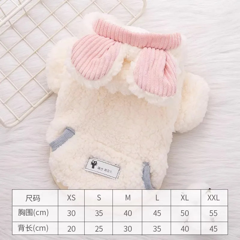 Thickened Fluffy Cotton Coat for Kittens | Warm Winter Jacket