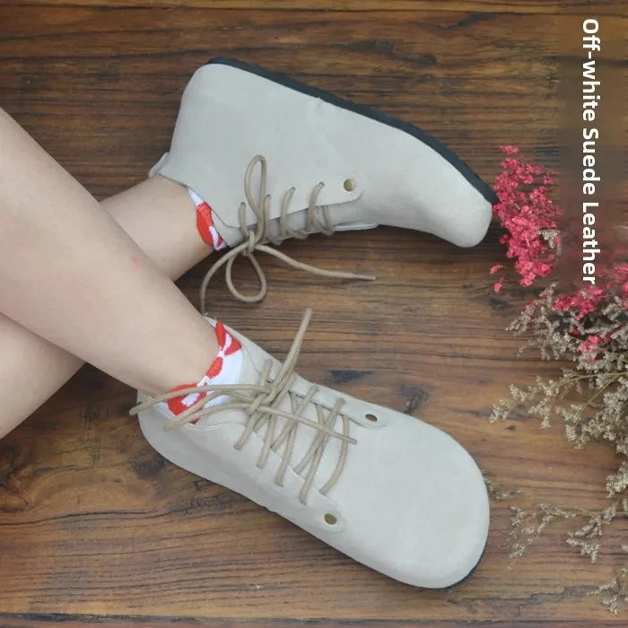 Handmade Genuine Leather High Top Women's Shoes | Stylish Casual Footwear