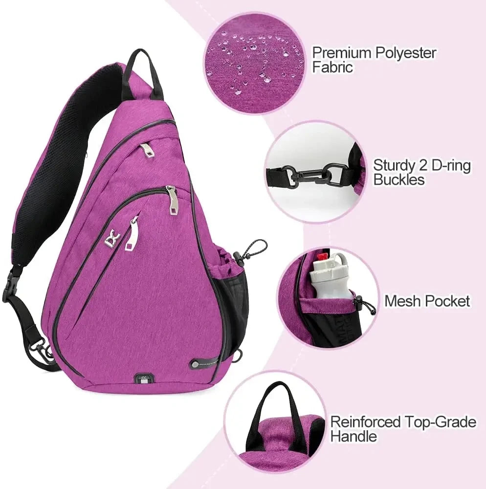 One Shoulder Sling Backpack | Versatile Fashion Crossbody Bag