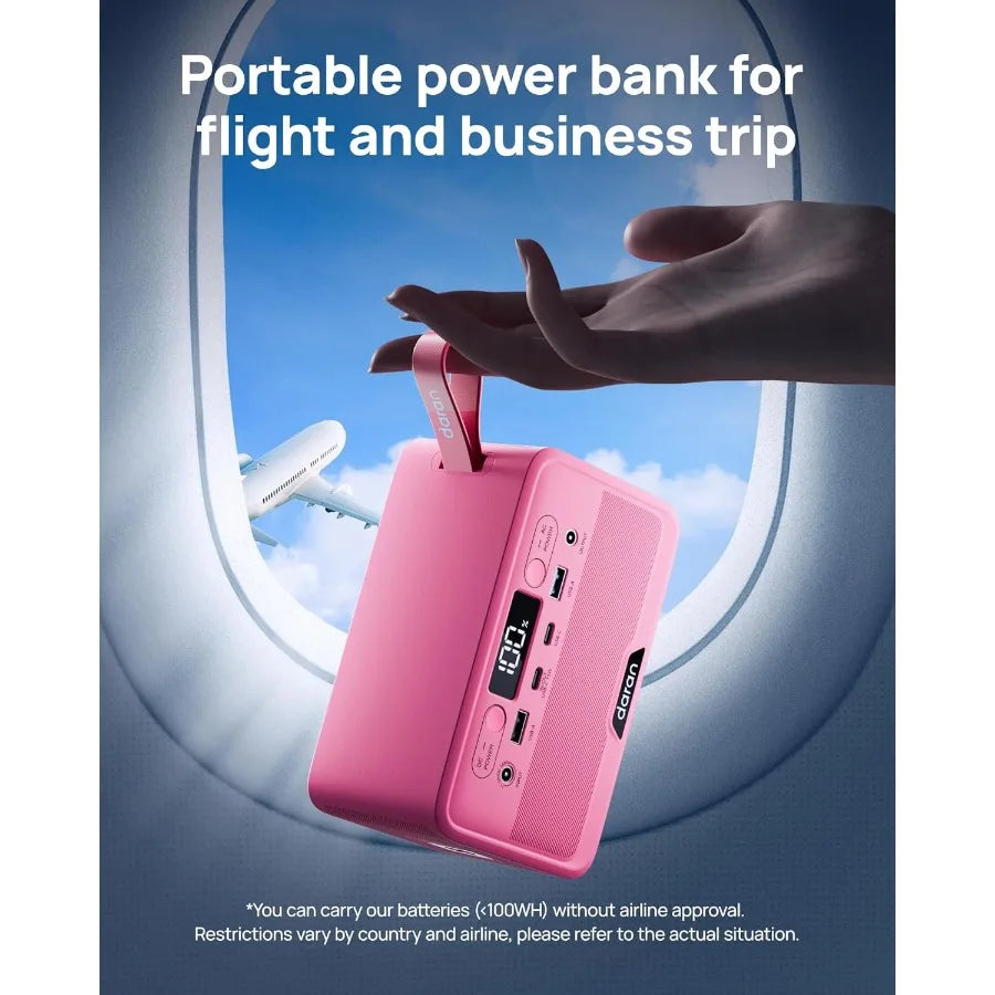 Portable Power Station 28000mAh | Versatile Solar Power Bank