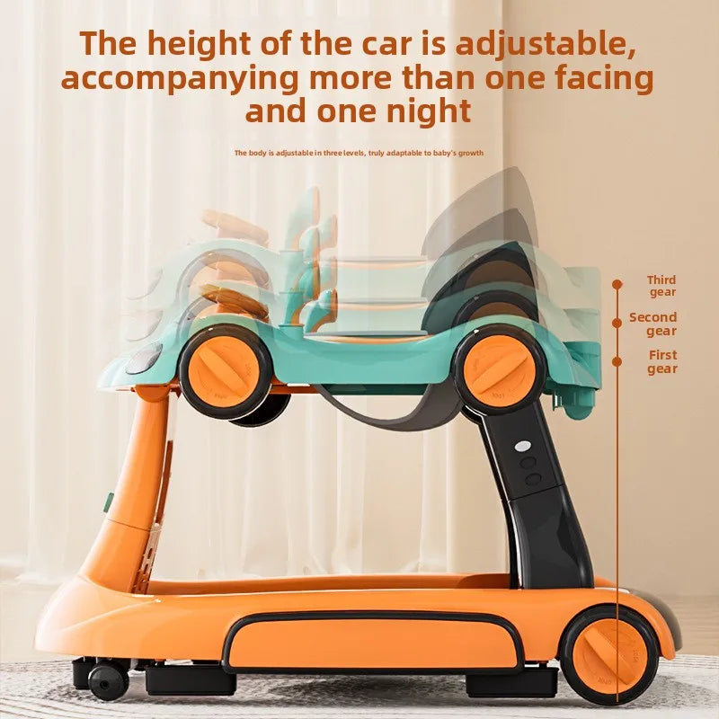 4-in-1 Multifunctional Baby Walker | Adjustable & Foldable Design