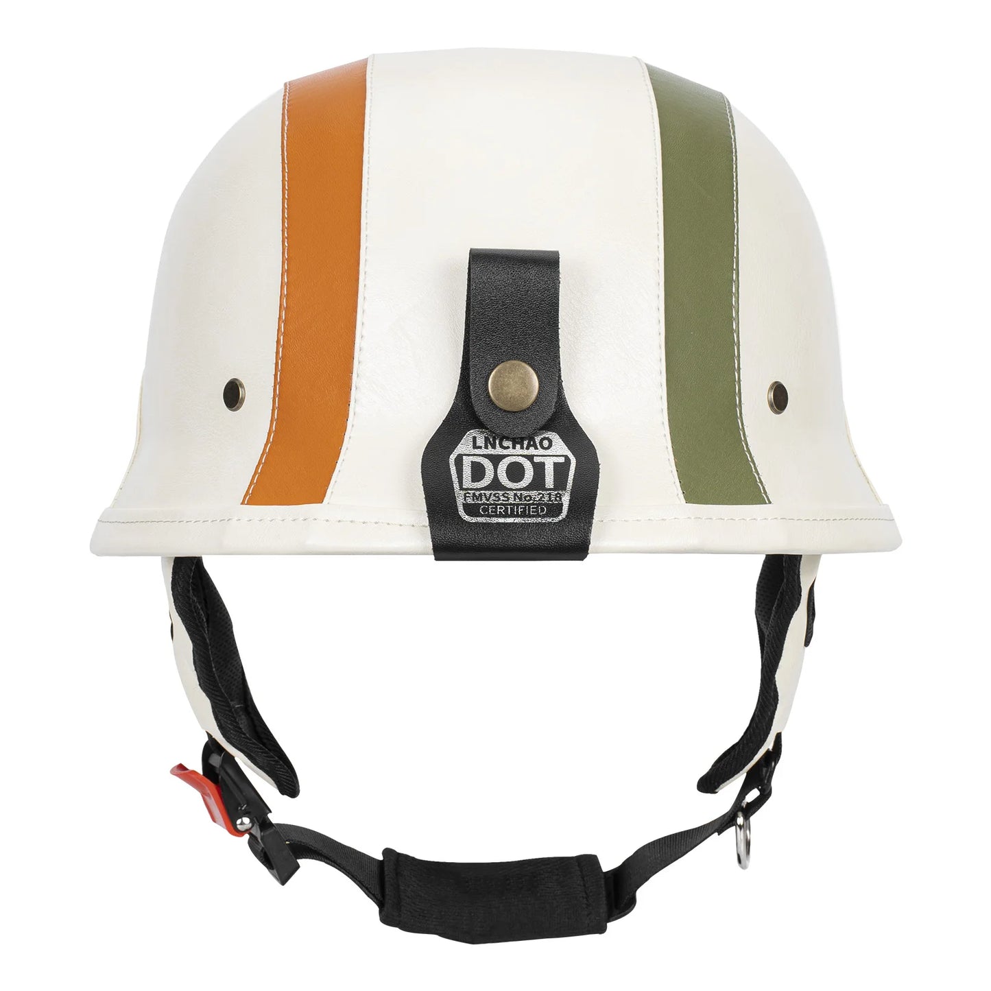 Vintage Half Face Motorcycle Helmet | Retro Scooter Safety Gear