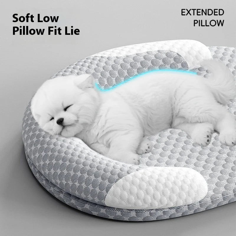 Summer Cooling Pet Mat | Removable & Washable Dog Cat Bed