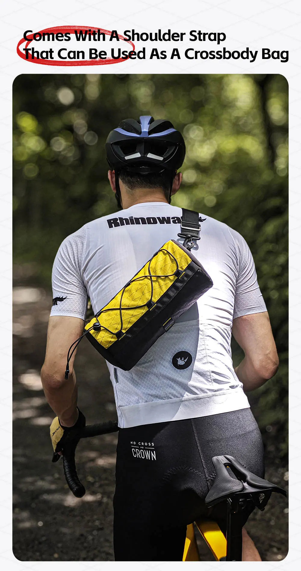 Durable Bike Handlebar Bag | 2.8L Wear-Resistant Bicycle Bag