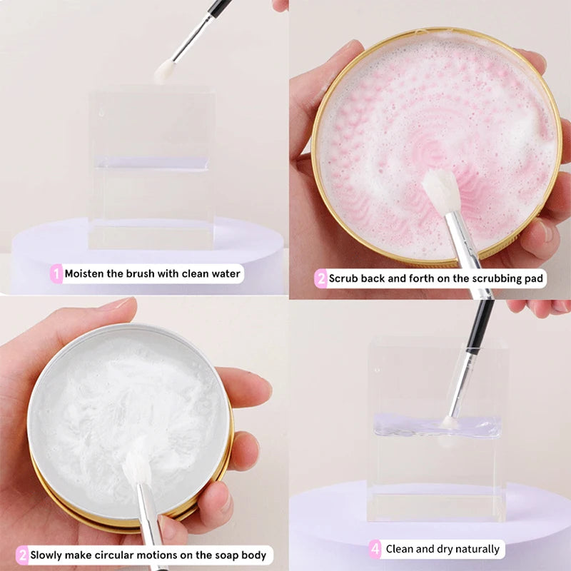 Silicone Makeup Brush Cleaner & Soap Pad | Flawless Beauty Essentials