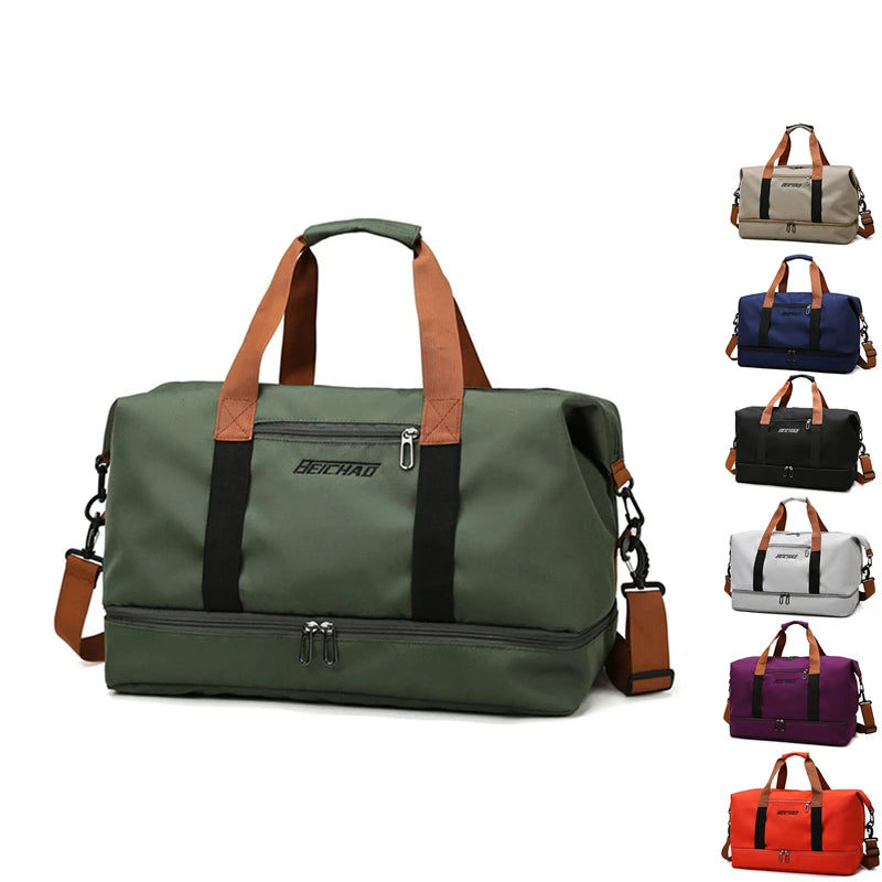 Large-Capacity Travel Bag | Waterproof Sports Fitness Luggage
