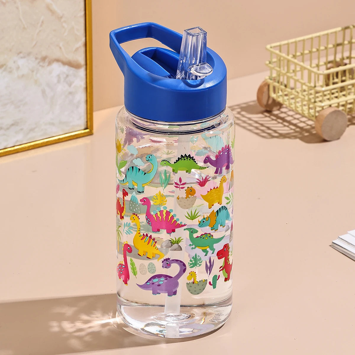 Cute Dinosaur Ice Cream Water Bottle | Portable and Fun for Outdoors