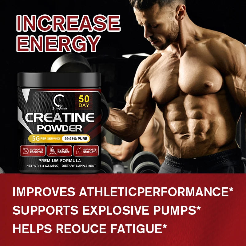 Creatine Monohydrate Powder | Muscle Recovery & Growth Supplement