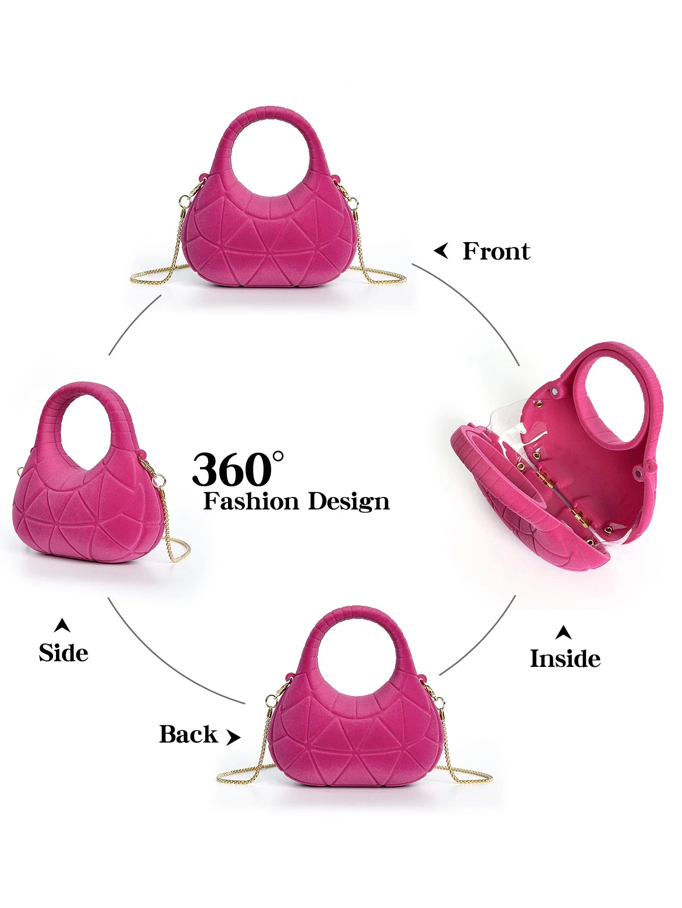 Mini Velvet Chain Evening Bag | Luxurious Crossbody Handbag