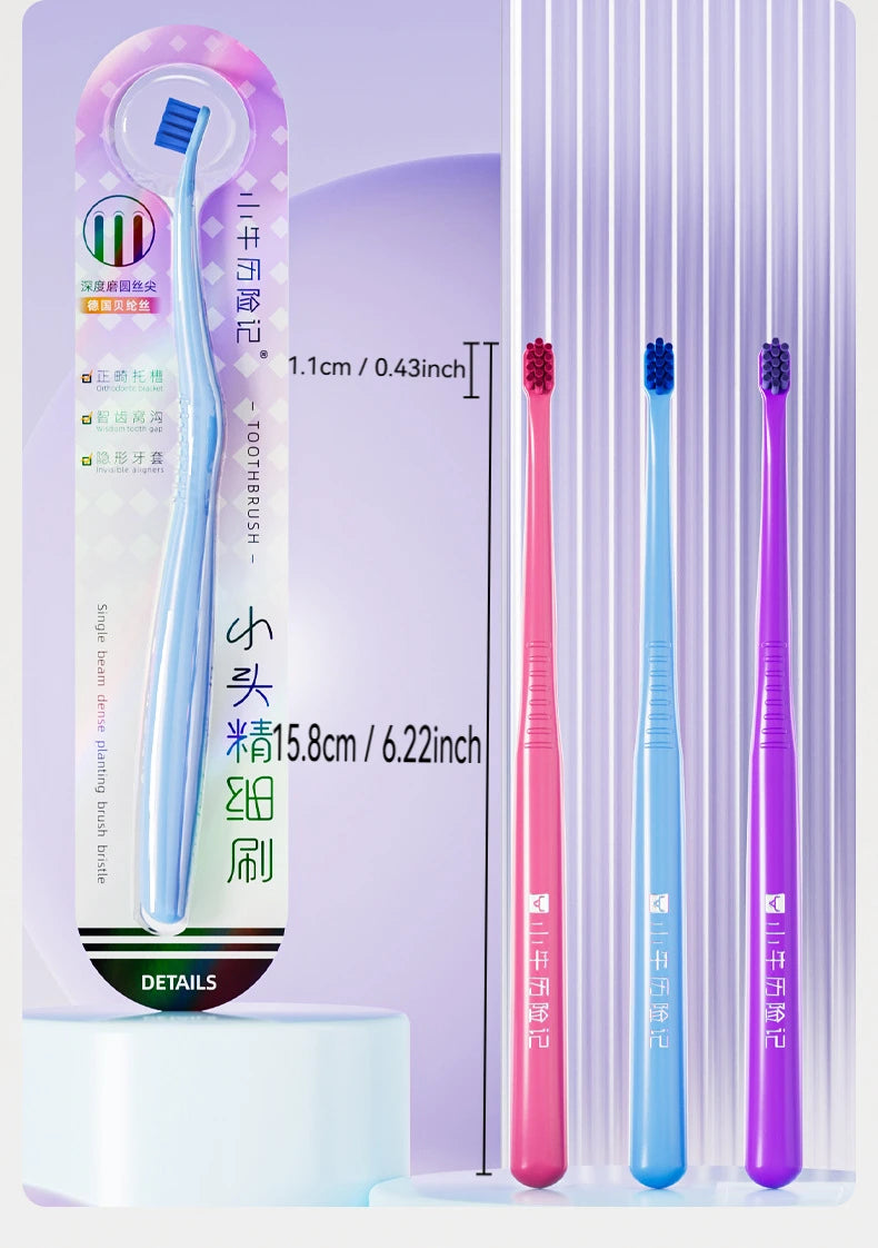 Small Interdental Brushes for Deep Cleaning Between Teeth