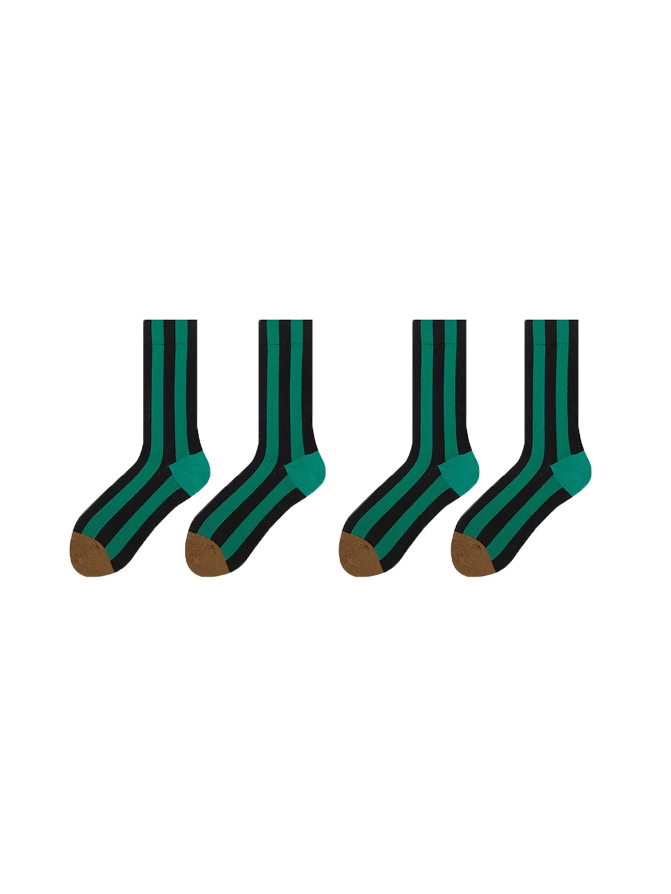Unisex Trendy Contrast Stripes Mid Tube Socks for Every Occasion