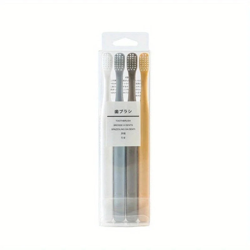 Eco-Friendly Soft Bristle Toothbrush Set for Travel & Hygiene