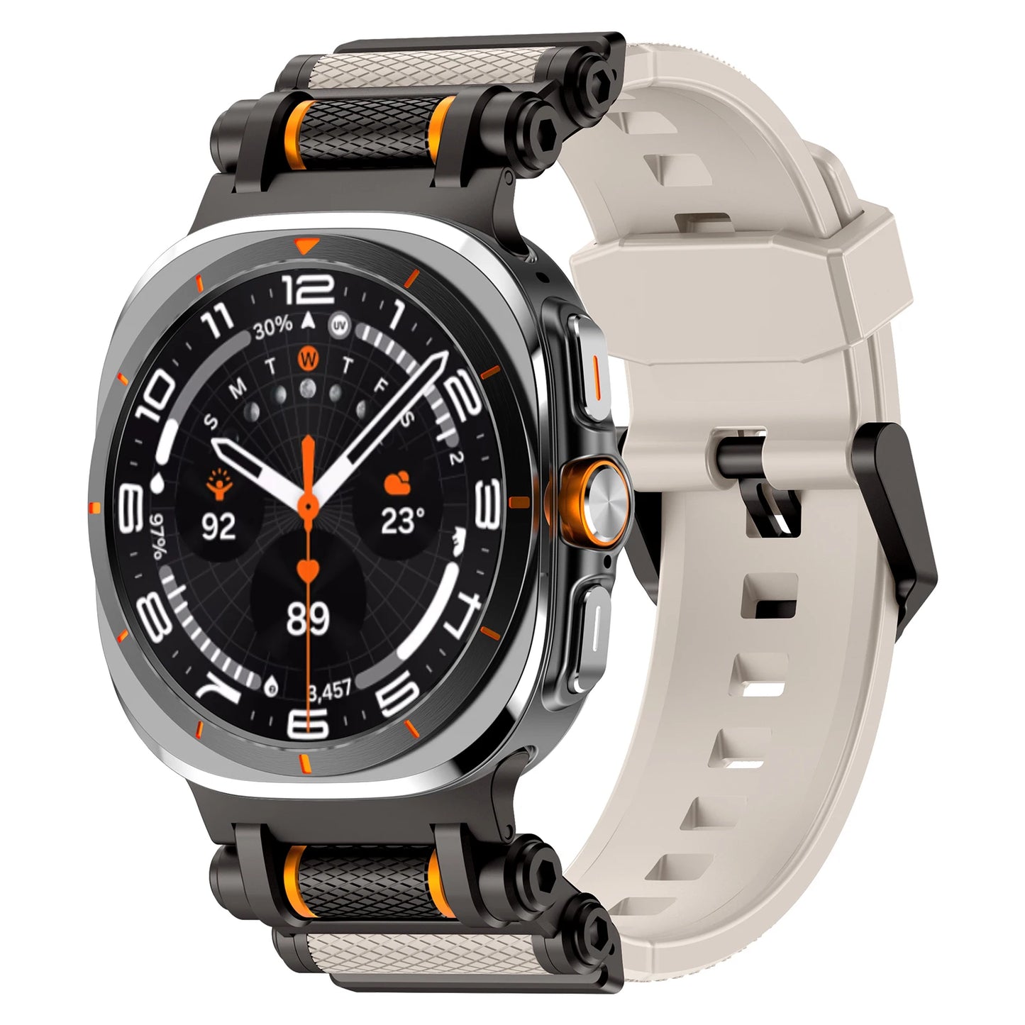 Luxury Silicone Sport Band for Galaxy Watch Ultra 47mm | No Gaps Design