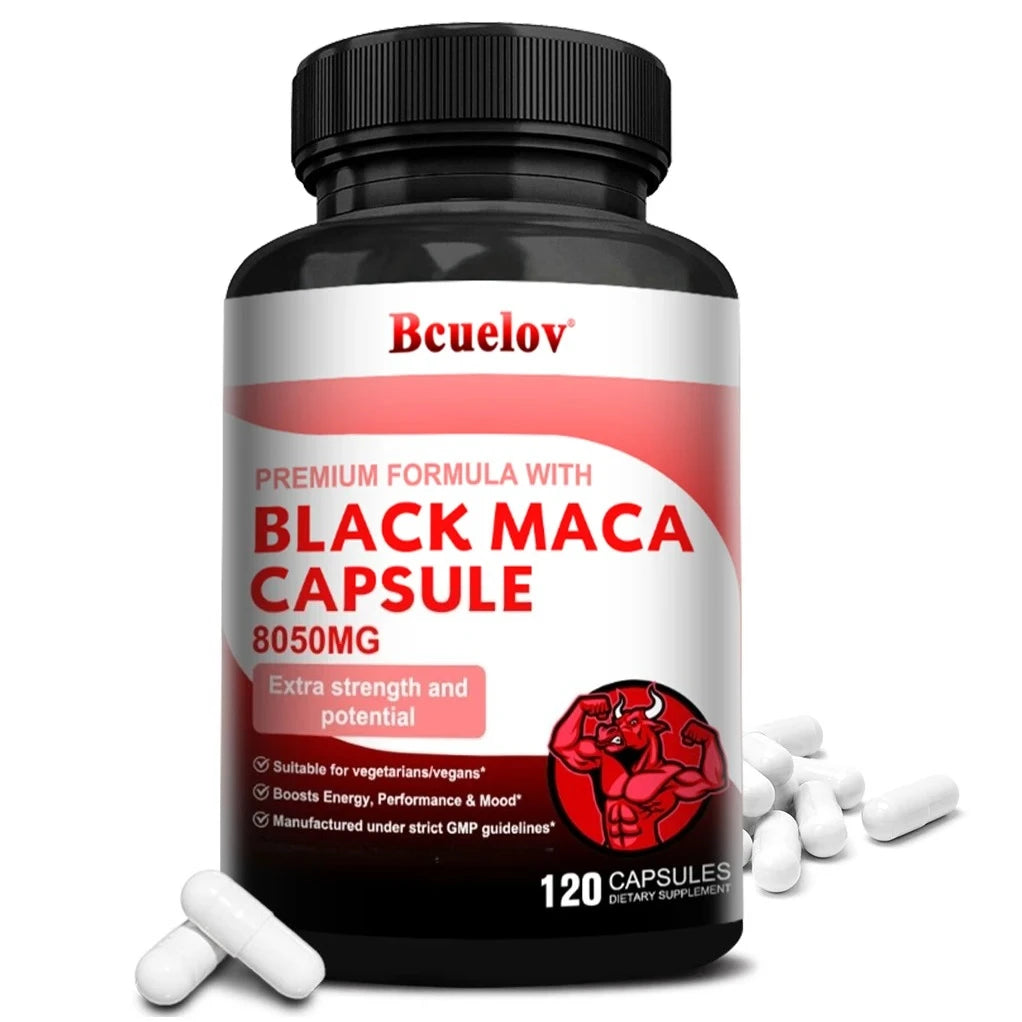 Powerful Maca Supplement for Energy & Endurance | Vegan Capsules