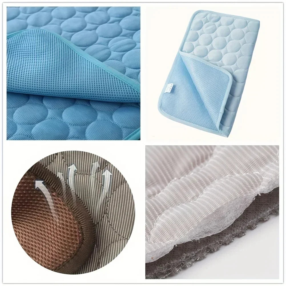 Cooling Pet Ice Pad | Breathable Washable Sleep Mat for Pets