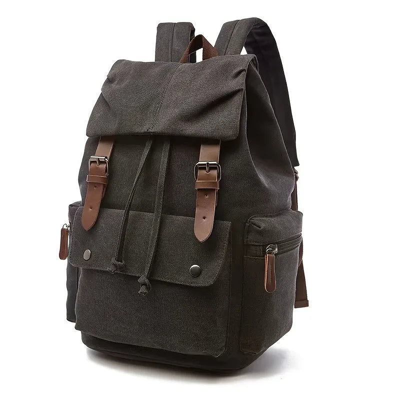 Stylish Large Capacity Canvas Backpack | Unisex Travel Bag
