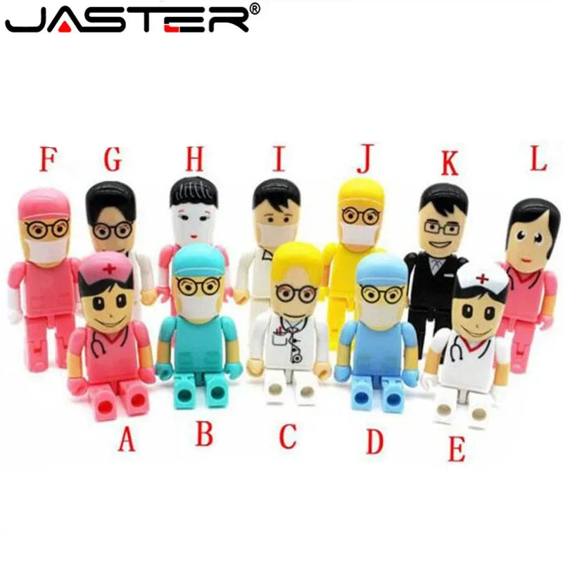 Mini Cartoon Doctor USB Flash Drive | Fun & Functional Storage