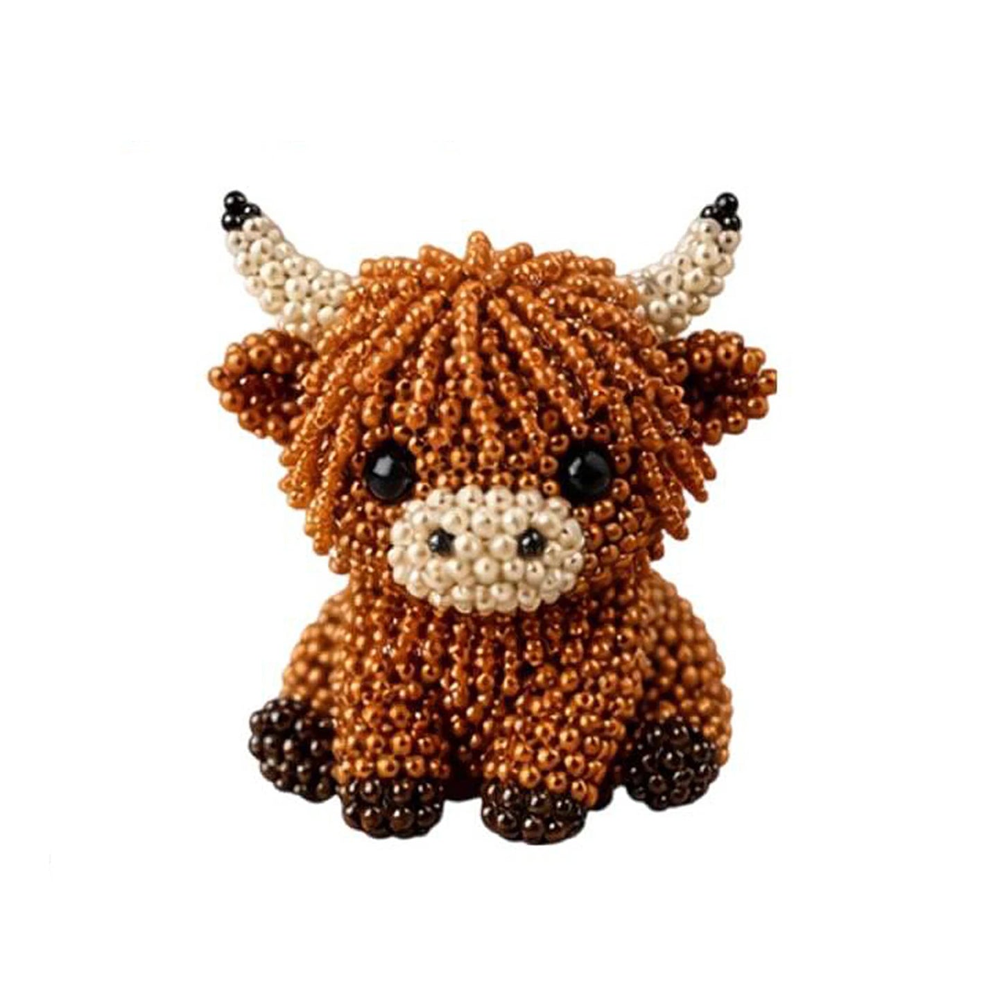 DIY 3D Animals Bead Craft Kit | Colorful Bead Embroidery Set