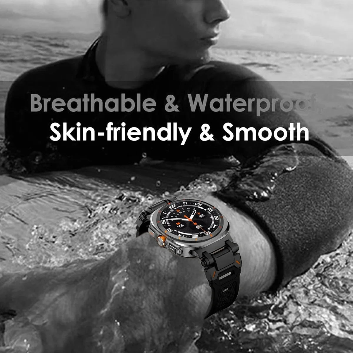 Sport Fluororubber Strap for Galaxy Watch Ultra 47mm | Durable & Stylish