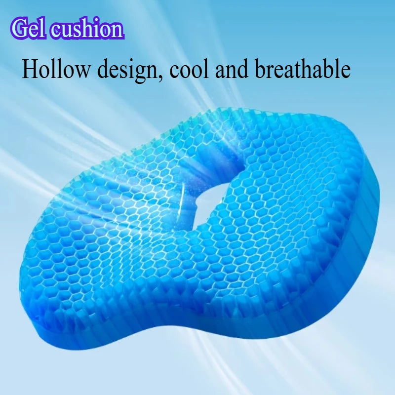 Comfortable Gel U-Shaped Seat Cushion | Ergonomic & Supportive