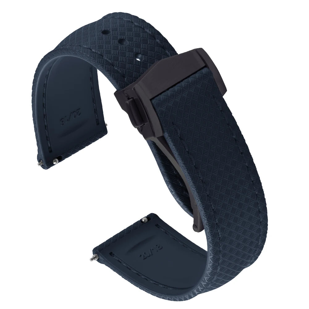 Universal Tropical FKM Rubber Watch Strap | Quick-Release Dive Bracelets