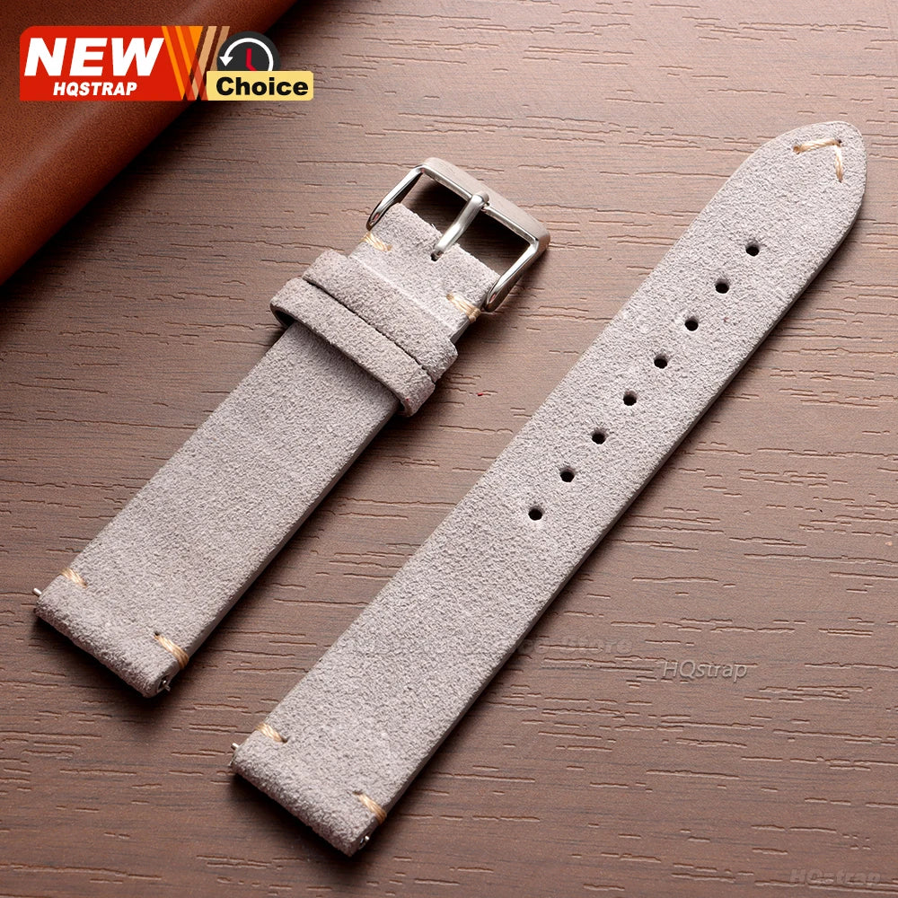 Soft Suede Watch Straps | Adjustable Quick Release Bands for Watches