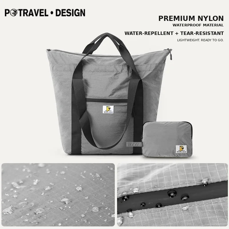 Foldable Travel Bag | Multifunctional Tote for Fitness & Swim