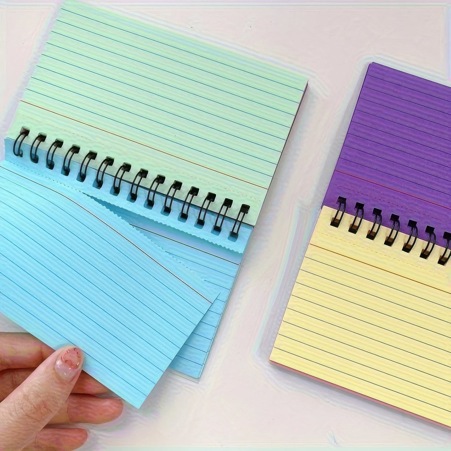 Colorful Tear-Off Card Notebook | Portable Minimalist Notepad