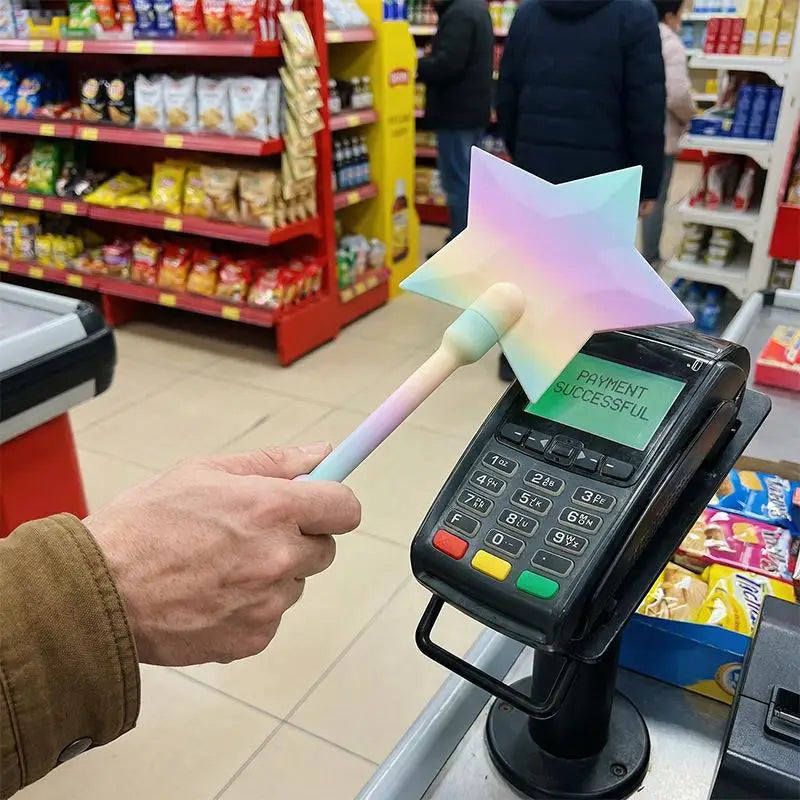 Creative Magic Wand Payment Card Holder for Easy Contactless Payments