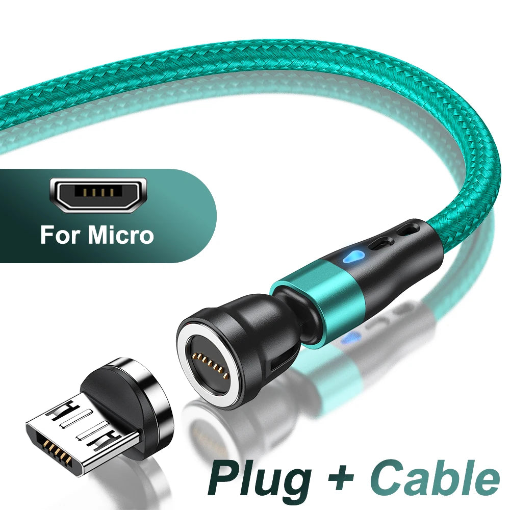 5A Magnetic Fast Charging Cable | 540° Rotating Design