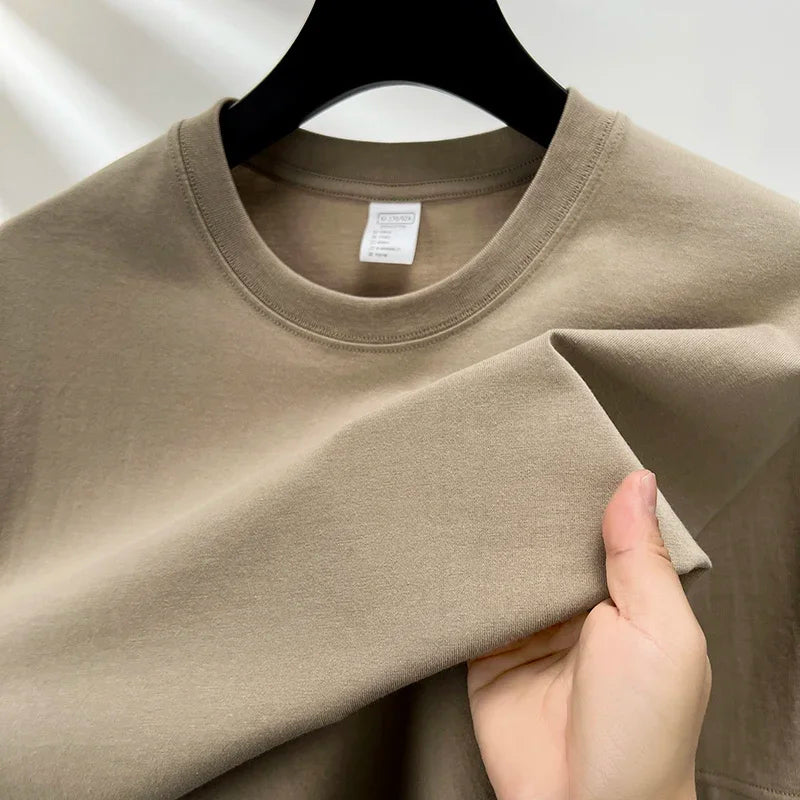 Men's Breathable Cotton Summer T-Shirt | Fashionable Short Sleeve Top