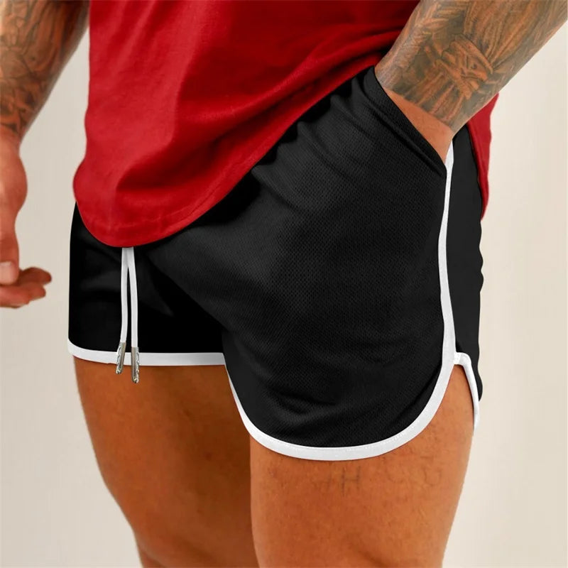 Men's Quick Drying Breathable Mesh Fitness Shorts for Summer