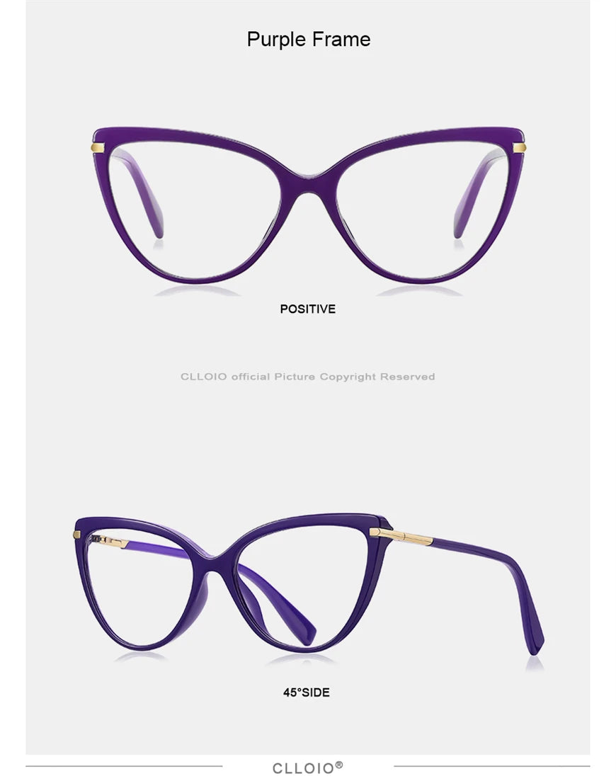 Stylish Cat Eye Reading Glasses | Anti Blue Light Protection