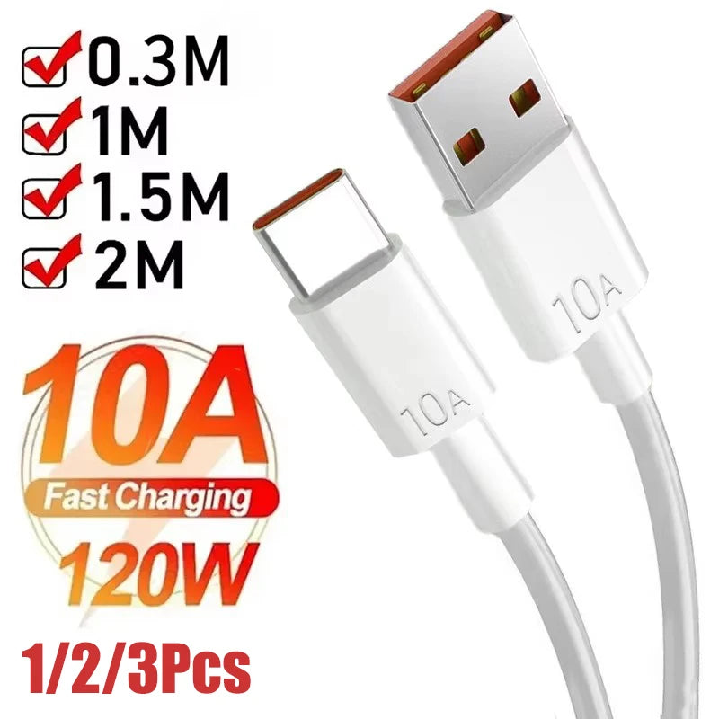 10A USB to Type C Cable | Super Fast Charging & Data Transfer