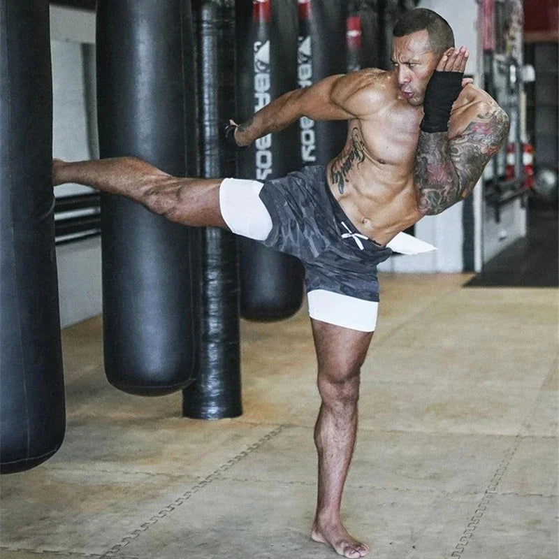 Men's Double-Decker Sport Shorts | Perfect for Summer Fitness