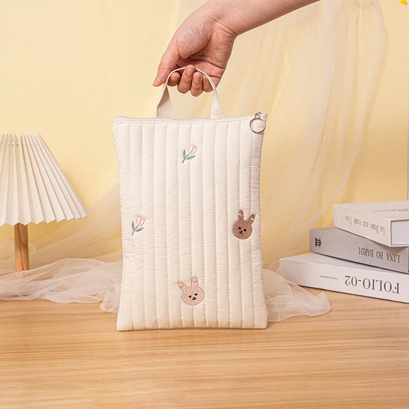 Cute Cotton Baby Diaper Bag | Stylish Mommy Handbag for Travel