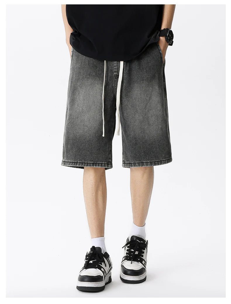 Men's Casual Light Blue Denim Shorts | Comfortable & Stylish