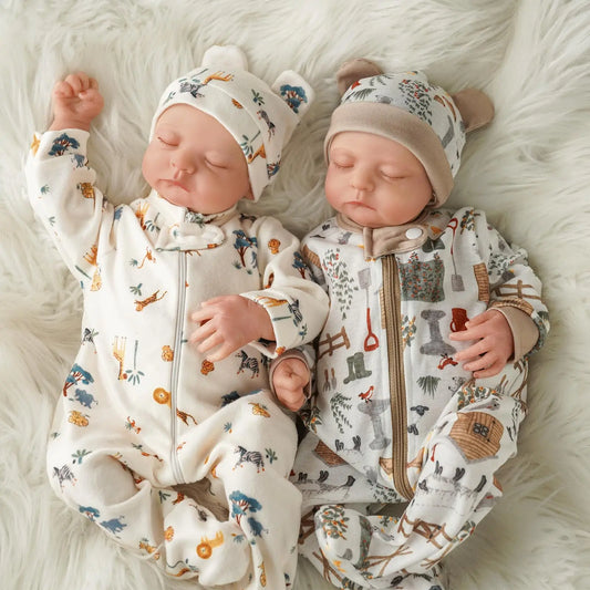 20 Inch Reborn Baby Twins | Realistic Lifelike Dolls Set