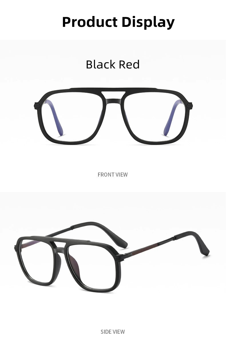 Fashion Retro Prescription Glasses for Men & Women | Stylish & Protective