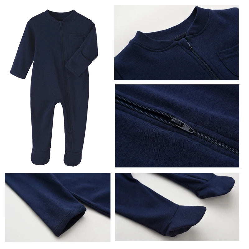 Cozy Cotton Jumpsuits for Newborns | Soft One-Piece Sleepers