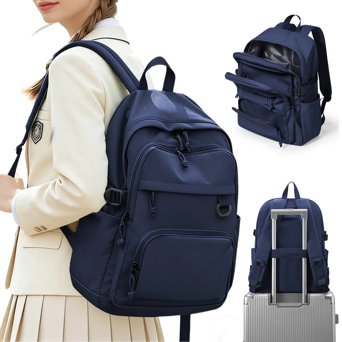 Large Capacity Student Backpack for Boys and Girls | Versatile School Bag