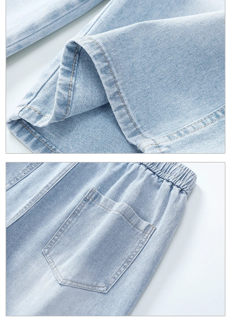 Men's Casual Light Blue Denim Shorts | Comfortable & Stylish
